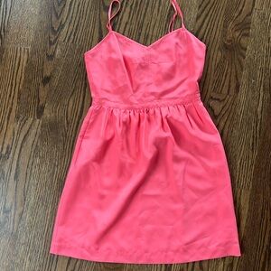 JCrew Factory mini pink dress